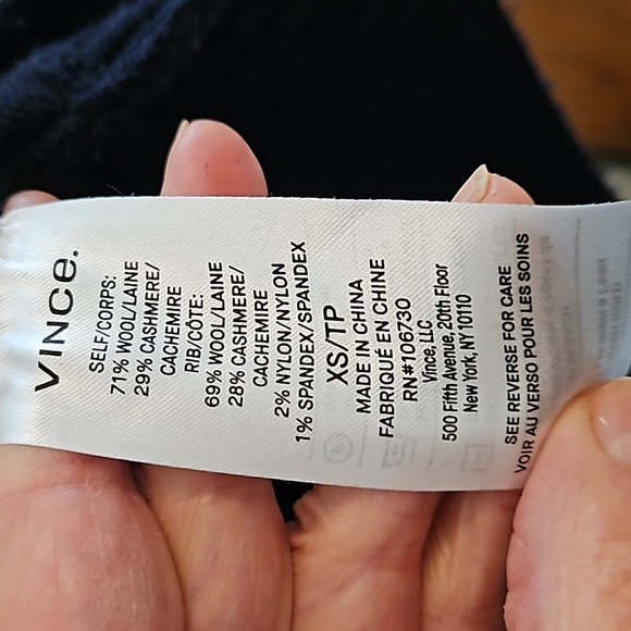 Vince collared/open-neck sweater - EUC - Picture 5 of 6